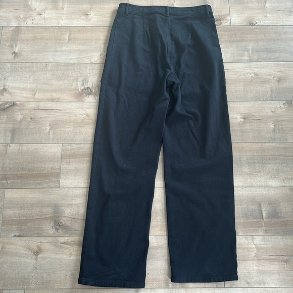 Aritzia Wilfred Free Modern Utility Black Pants Women’s Sz 8 - Picture 8 of 8
